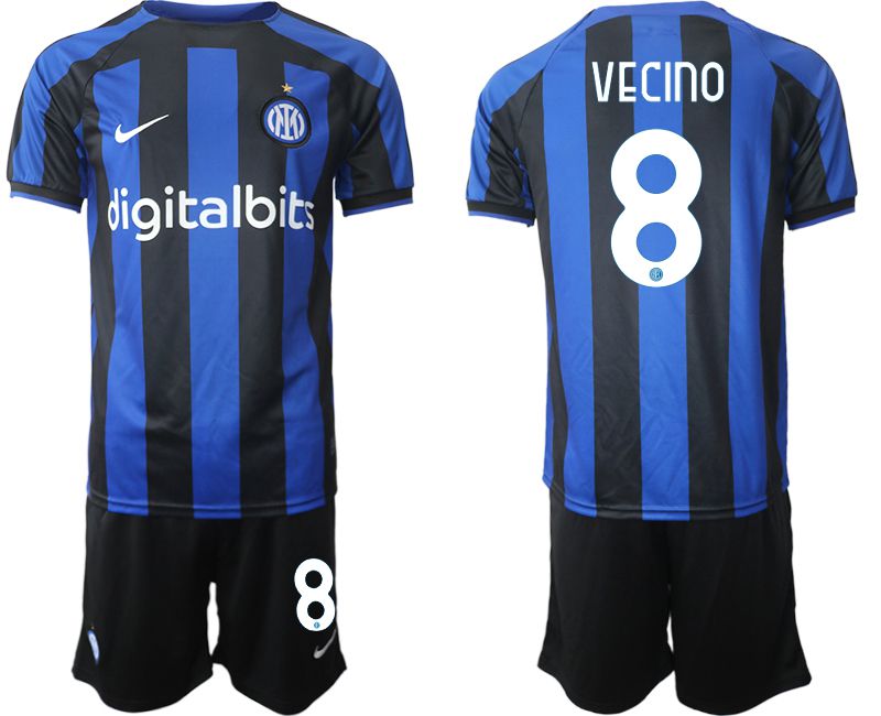 Cheap Men 2022-2023 Club Inter Milan home blue 8 Soccer Jersey